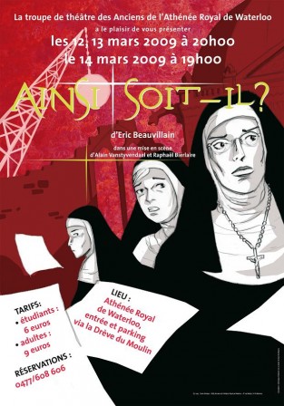 Affiche Ainsi soit-il:Mise en page 1